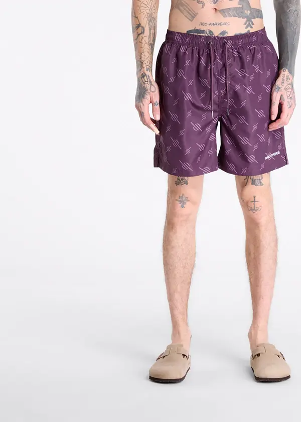 Daily Paper Kopalke Daily Paper Irregular Monogram Swimshorts Potent Purple XL