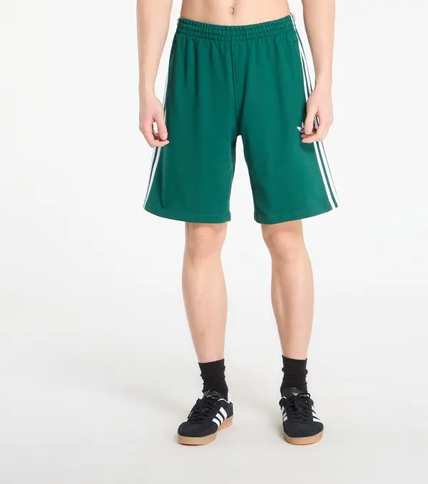 adidas Originals Kratke hlače adidas 3-Stripes Shorts Collegiate Green XL