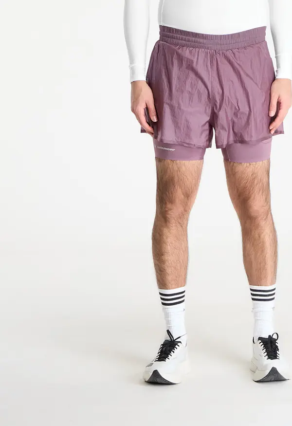 adidas Performance Kratke hlače adidas Adi365 H.Koumori Running 2-In-1 Shorts Shadow Fig M