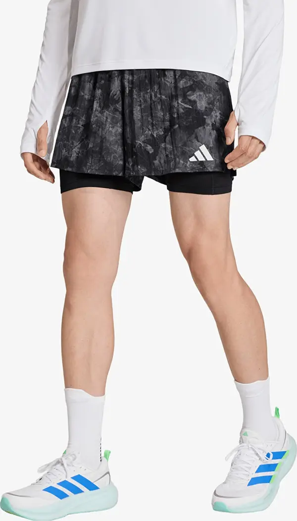 adidas Performance Kratke hlače adidas Adi365 Spray Dye 2In1 Shorts Grey Four L