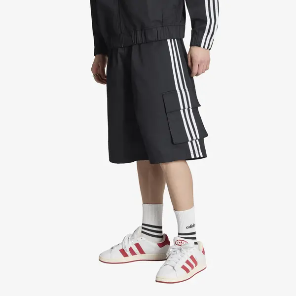 adidas Originals Kratke hlače adidas Adicolor Cotton Twill Cargo Shorts Black XL