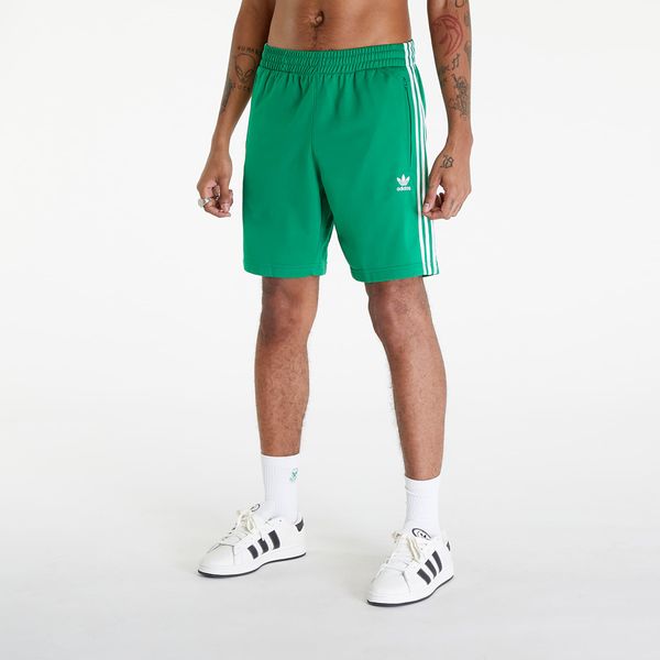 adidas Originals Kratke hlače adidas Adicolor Firebird Shorts Green/ White M