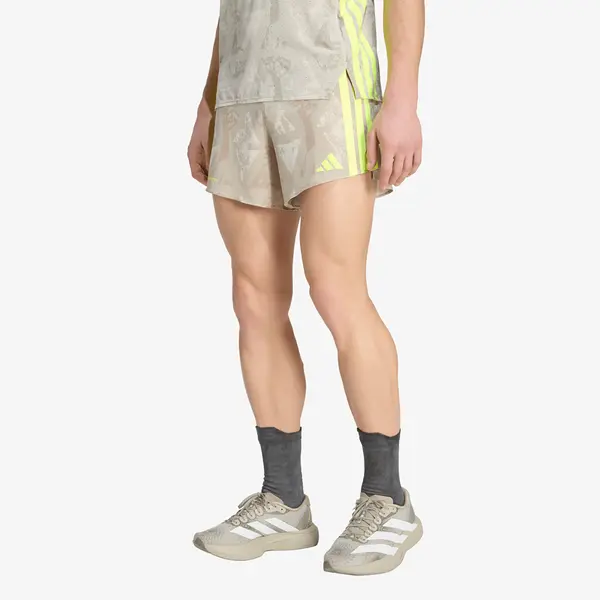adidas Performance Kratke hlače adidas Adizero Labrum Gel Pocket Shorts Sesame/ Solar Yellow S