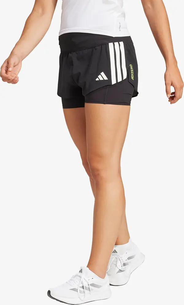 adidas Performance Kratke hlače adidas Adizero Running 2-In-1 Gel Pocket Shorts Black M