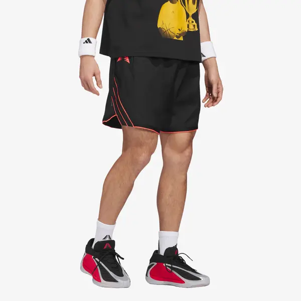 adidas Performance Kratke hlače adidas Anthony Edwards Crazy Lite Short Black/ Solar Turbo M