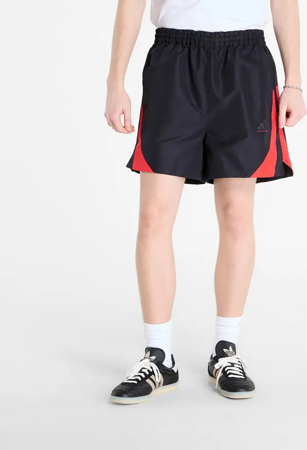 adidas Originals Kratke hlače adidas Basketball Woven Shorts Black/ Pure Ruby S