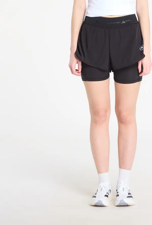 adidas Performance Kratke hlače adidas By Stella McCartney Training 2-In-1 Short Black L