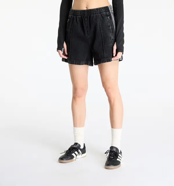 adidas Originals Kratke hlače adidas Firebird Adicolor Denim Short Black/ True Black Denim L