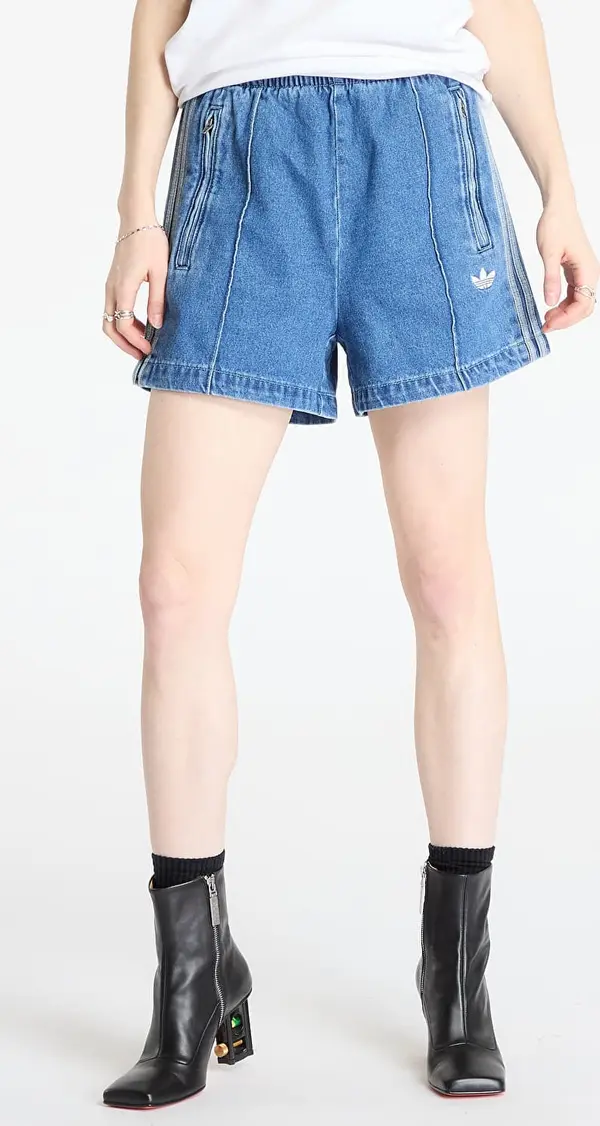 adidas Originals Kratke hlače adidas Firebird Adicolor Denim Short Blue/ Indigo Denim XS