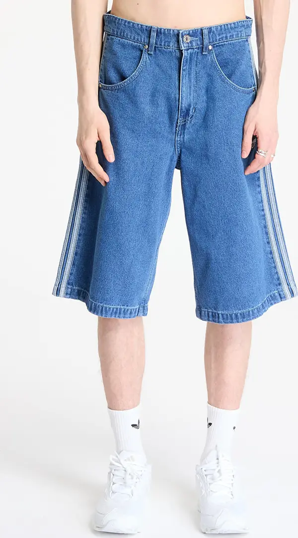 adidas Originals Kratke hlače adidas Firebird Adicolor Denim Shorts Medium Blue Denim 28