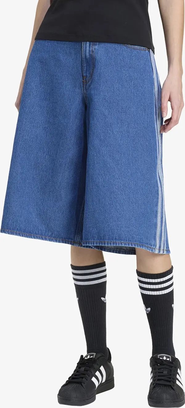 adidas Originals Kratke hlače adidas Firebird Jorts Denim Medium Vintage Denim L/42