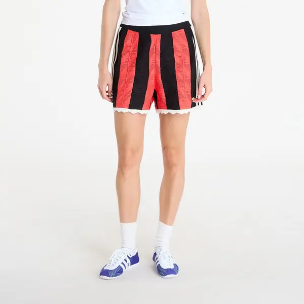 adidas Originals Kratke hlače adidas Firebird Loose Shorts Black/ Semi Lucid Red M
