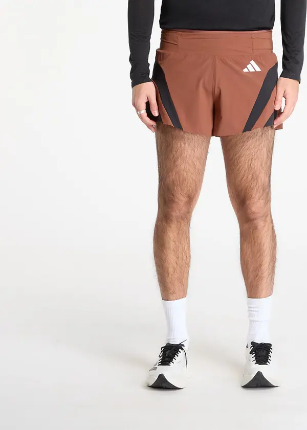 adidas Originals Kratke hlače adidas Humanrace Adizero Archive Running Gel Short Preloved Brown XL