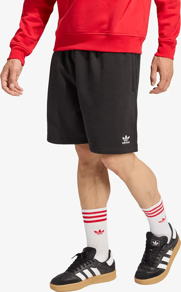 adidas Originals Kratke hlače adidas Trefoil Essentials 7 Inch Fleece Shorts Black L