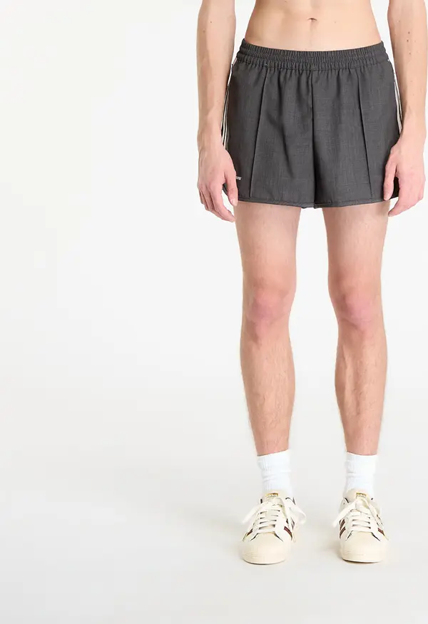 adidas Originals Kratke hlače adidas x Wales Bonner Wool Short Dark Grey Heather/ Black/ White XL