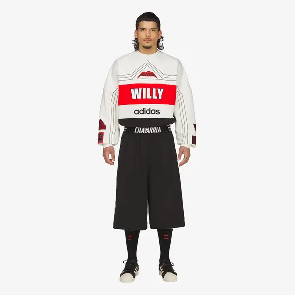 adidas Originals Kratke hlače adidas x Willy Chavarria Mesh Short Black XL