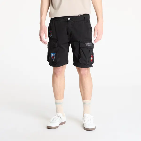 Alpha Industries Kratke hlače Alpha Industries Flying Tigers Shorts Black M/L