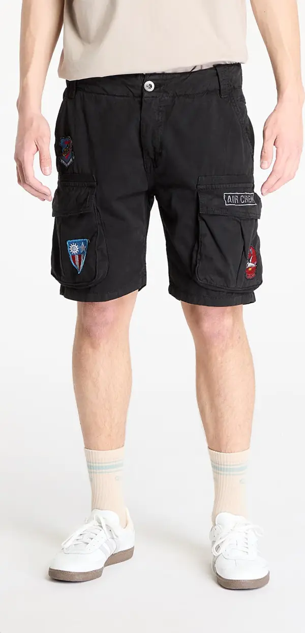 Alpha Industries Kratke hlače Alpha Industries Flying Tigers Shorts Black S/M
