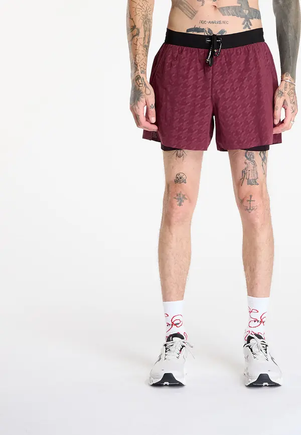 BANDIT Kratke hlače Bandit Vento™ 5" Men's Training Short Houndstooth Fig L