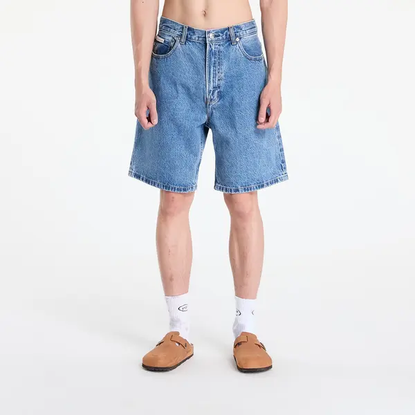 Calvin Klein Kratke hlače Calvin Klein Jeans 90S Mid Blue Stone Shorts Blue 35