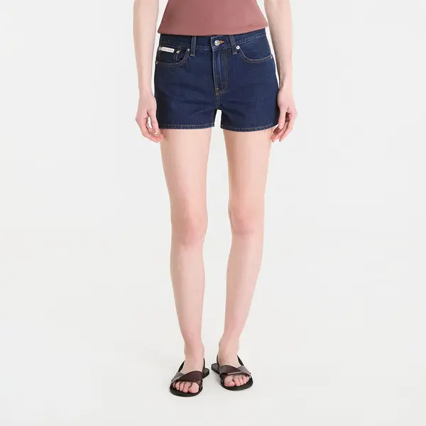 Calvin Klein Kratke hlače Calvin Klein Jeans Archive Mini Short True Indigo 30