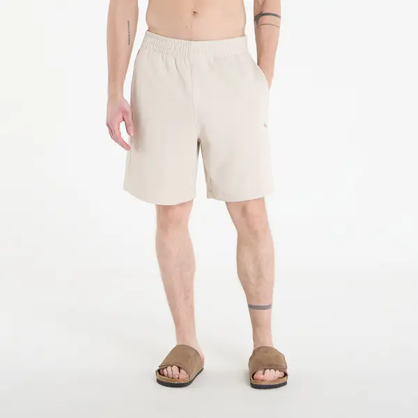 Calvin Klein Kratke hlače Calvin Klein Jeans Eu 350Terry Badge Short Oatmeal Melange M