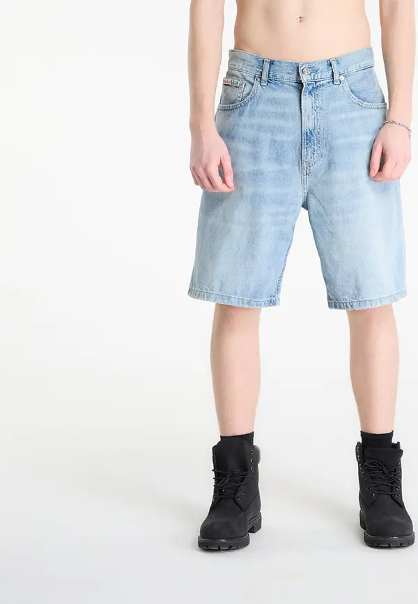 Calvin Klein Kratke hlače Calvin Klein Jeans Linen 90S Short Drif Blue 32