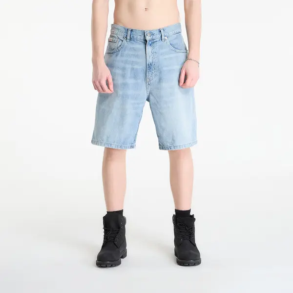Calvin Klein Kratke hlače Calvin Klein Jeans Linen 90S Short Drif Blue 34