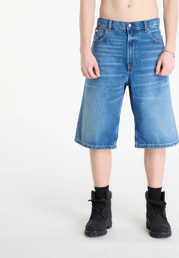 Calvin Klein Kratke hlače Calvin Klein Jeans Long Short Washed Em Blue 33