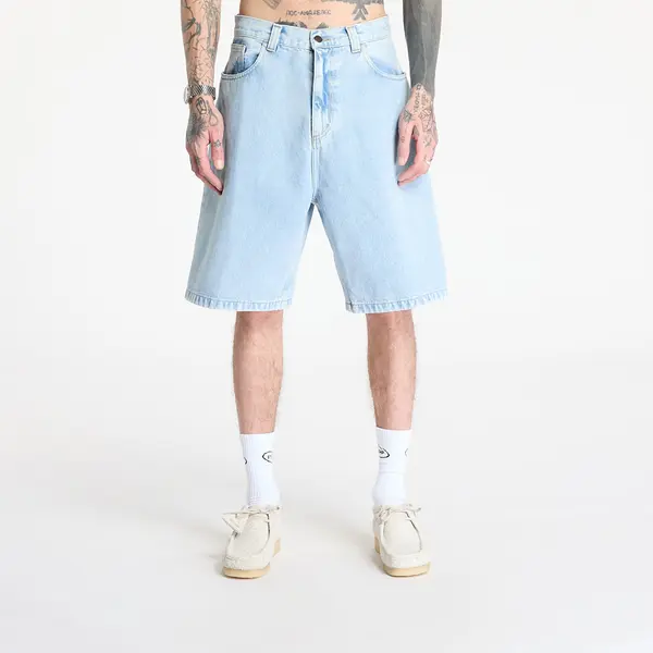 Carhartt WIP Kratke hlače Carhartt WIP Brandon Short Blue Heavy Stone Bleached XL