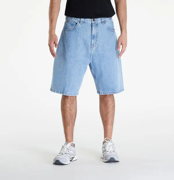 Carhartt WIP Kratke hlače Carhartt WIP Brandon Short Blue Stone Bleached L