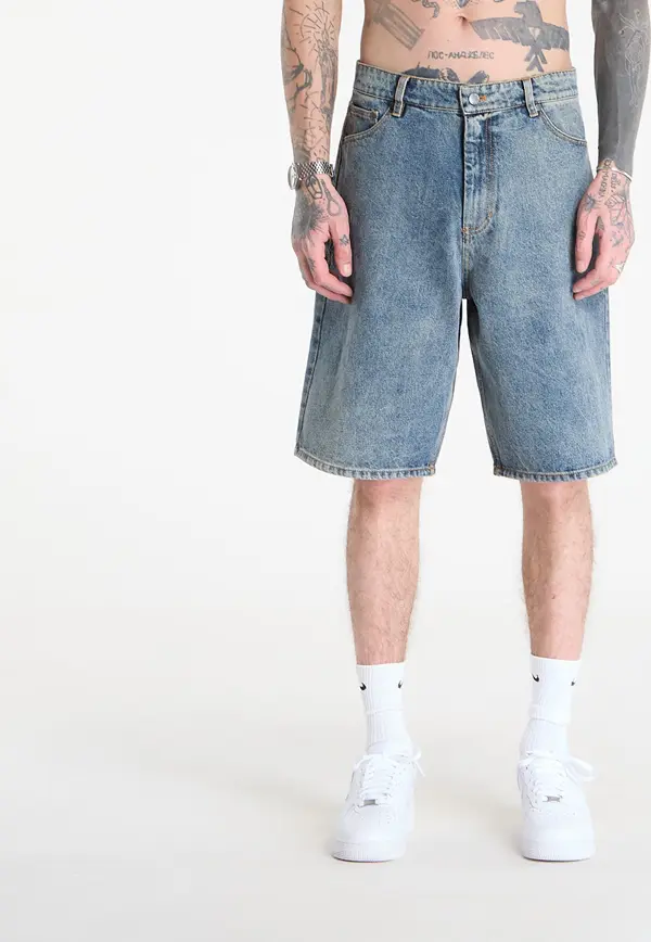 Daily Paper Kratke hlače Daily Paper Compact Shield Embroidery Denim Shorts Denim XL