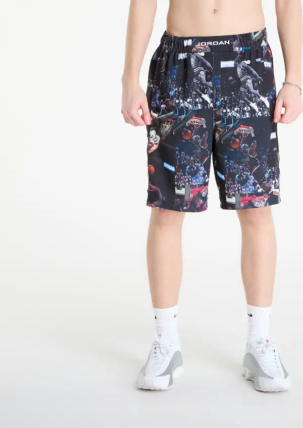 Jordan Kratke hlače Jordan Flight Men's Printed Cat Scratch Shorts Black L