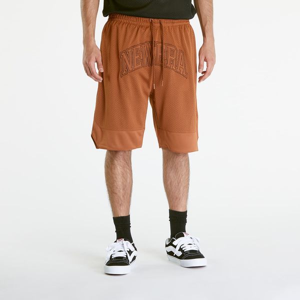 New Era Kratke hlače New Era Arch Logo Mesh Shorts Brown M