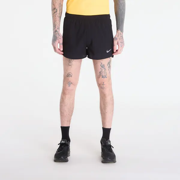 Nike Kratke hlače Nike Fast Men's Dri-FIT 3" Brief-Lined Running Shorts Black/ Black/ Reflective Silv M