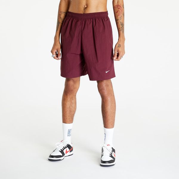 Nike Kratke hlače Nike Solo Swoosh Woven Shorts Night Maroon/ White M