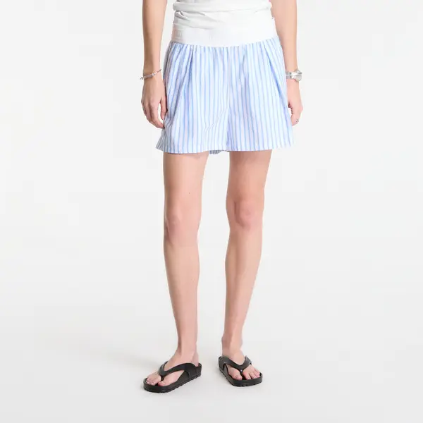 Nike Kratke hlače Nike Sportswear Chill Poplin Women's Loose Stripe Shorts Lt Photo Blue/ Hydrogen Blue/ Summit White S