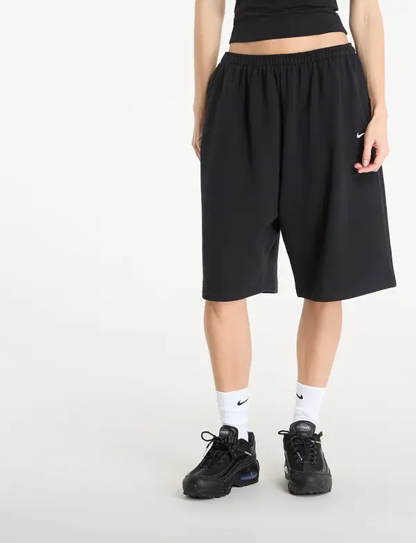 Nike Kratke hlače Nike Sportswear Women's French-Terry Shorts Black/ Sail L