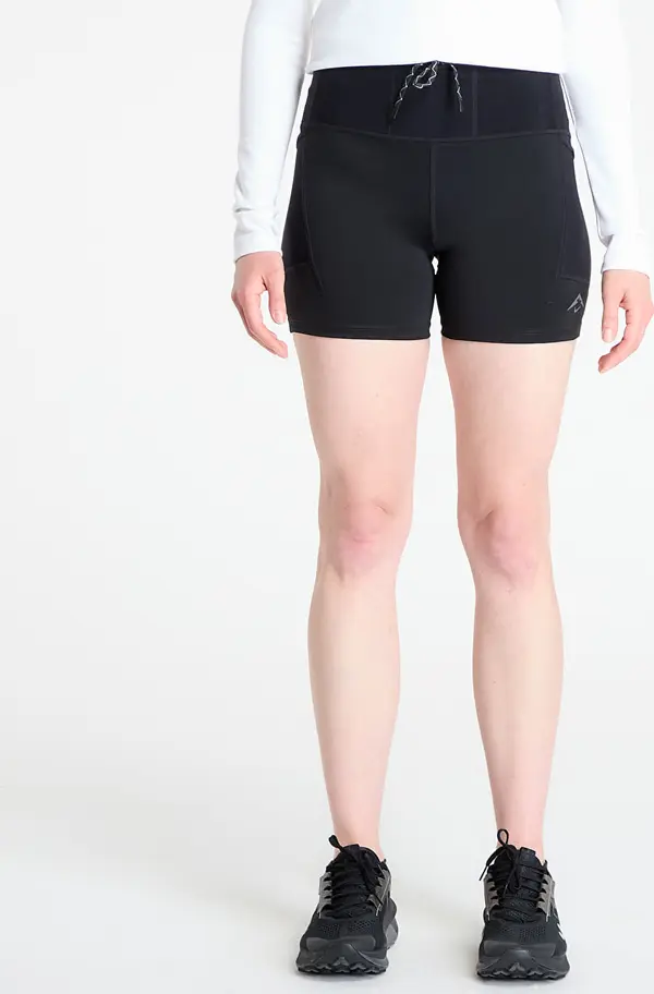 Nike Kratke hlače Nike Trail Women's Dri-FIT High-Waisted 4" Tight Running Shorts Black/ Black L