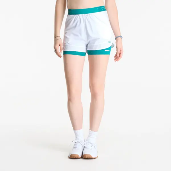NOX Kratke hlače Nox Pro Shorts White/ Ivy Green XS