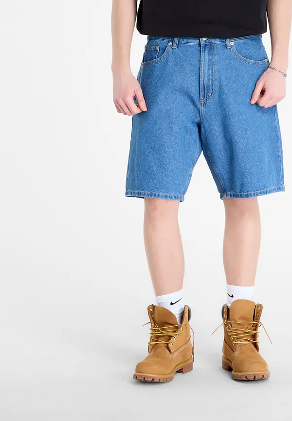 OBEY Clothing Kratke hlače OBEY Emerson Denim Short Salty Blue Stone Wash W32