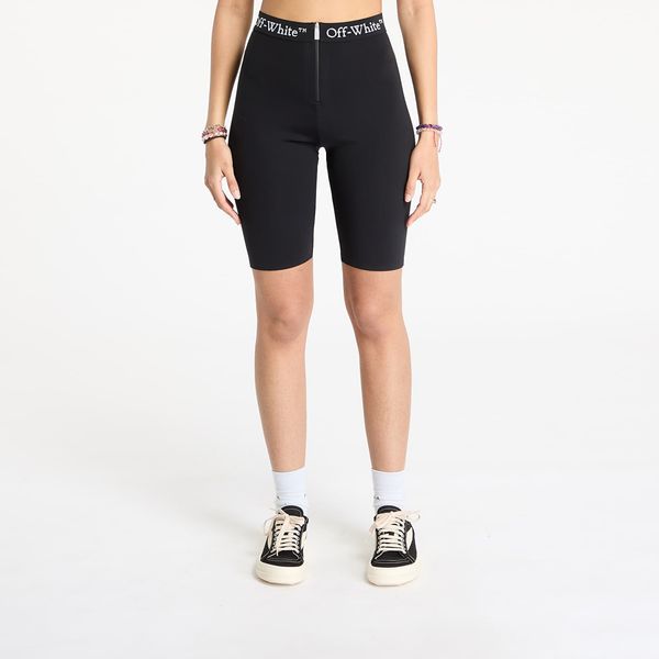 Off-White Kratke hlače Off-White Logoband Zipped Shorts Black L