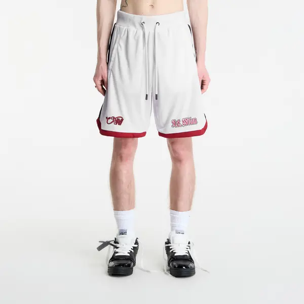 Off-White Kratke hlače Off-White x AC Milan Arrow Tech Shorts White/ Red XXL