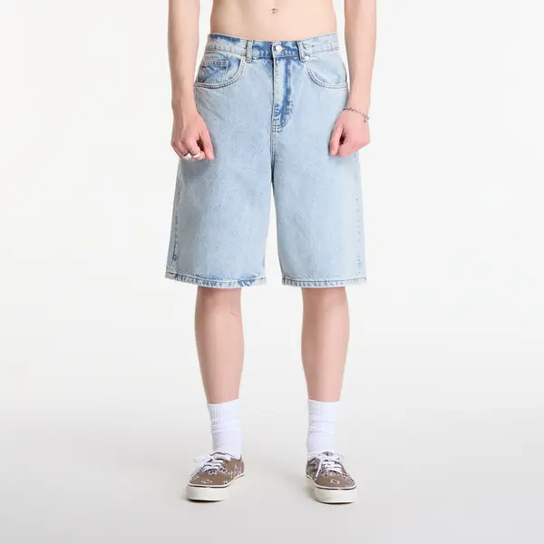 Patta Kratke hlače Patta Light Wash Denim Shorts Light Blue Denim 32