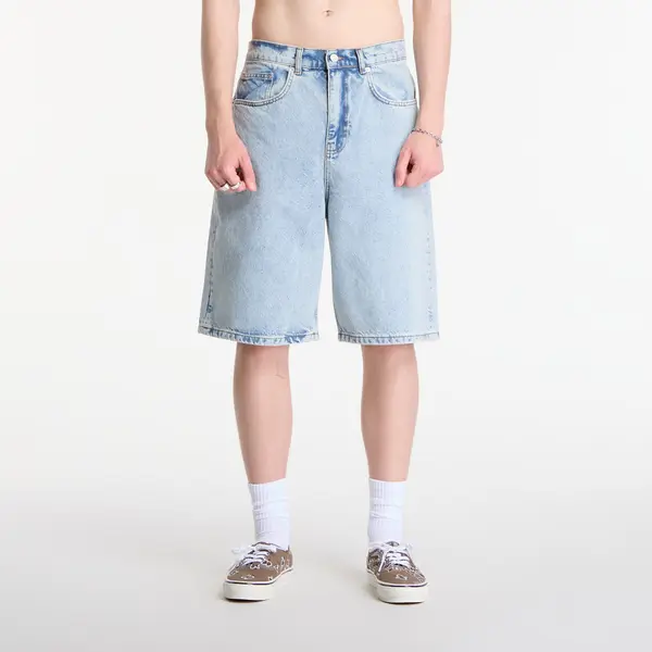 Patta Kratke hlače Patta Light Wash Denim Shorts Light Blue Denim 38