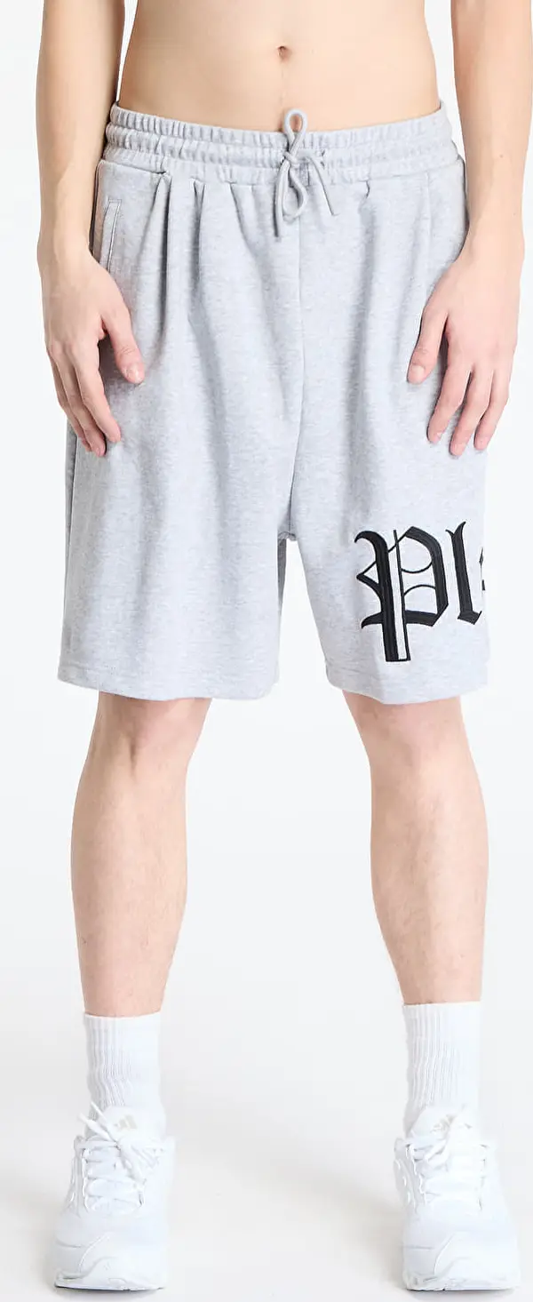 PLEASURES Kratke hlače PLEASURES Oe Wide Shorts Grey Mélange M