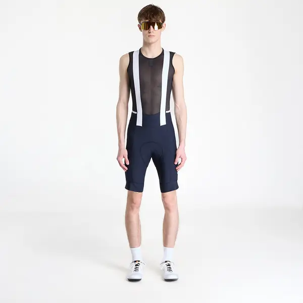 Rapha Kratke hlače Rapha Men's Brevet Element Cargo Bib Shorts Dark Navy/ White L