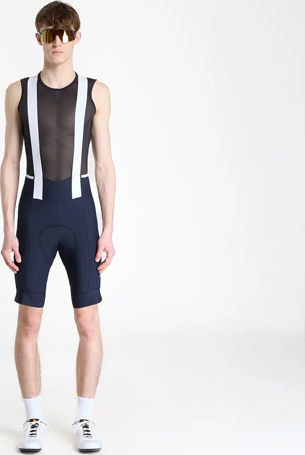 Rapha Kratke hlače Rapha Men's Brevet Element Cargo Bib Shorts Dark Navy/ White L