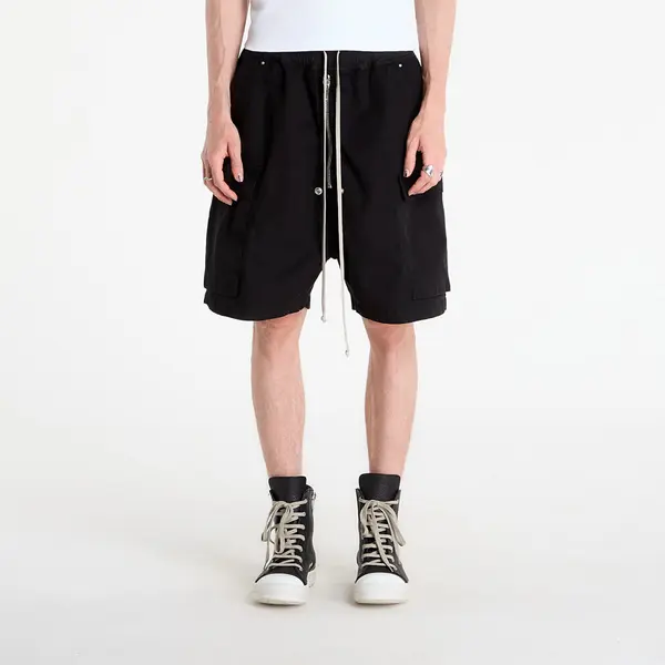 Rick Owens DRKSHDW Kratke hlače Rick Owens DRKSHDW Cargobela Shorts Black L