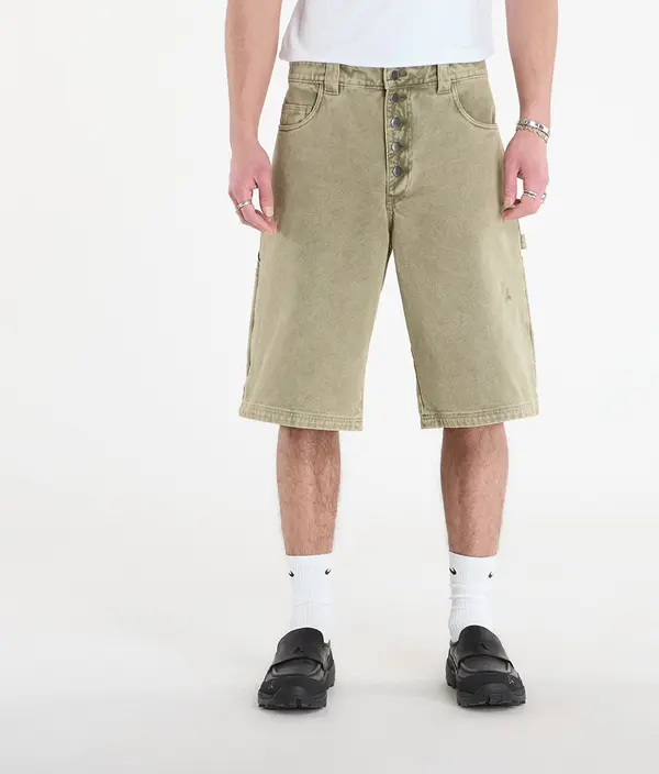 ROA Kratke hlače ROA Ash Canvas Shorts Sage Green M